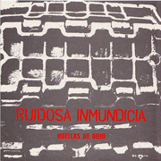 Ruidosa Inmundicia - Huellas de Odio EP cover red version | HeartFirst Records